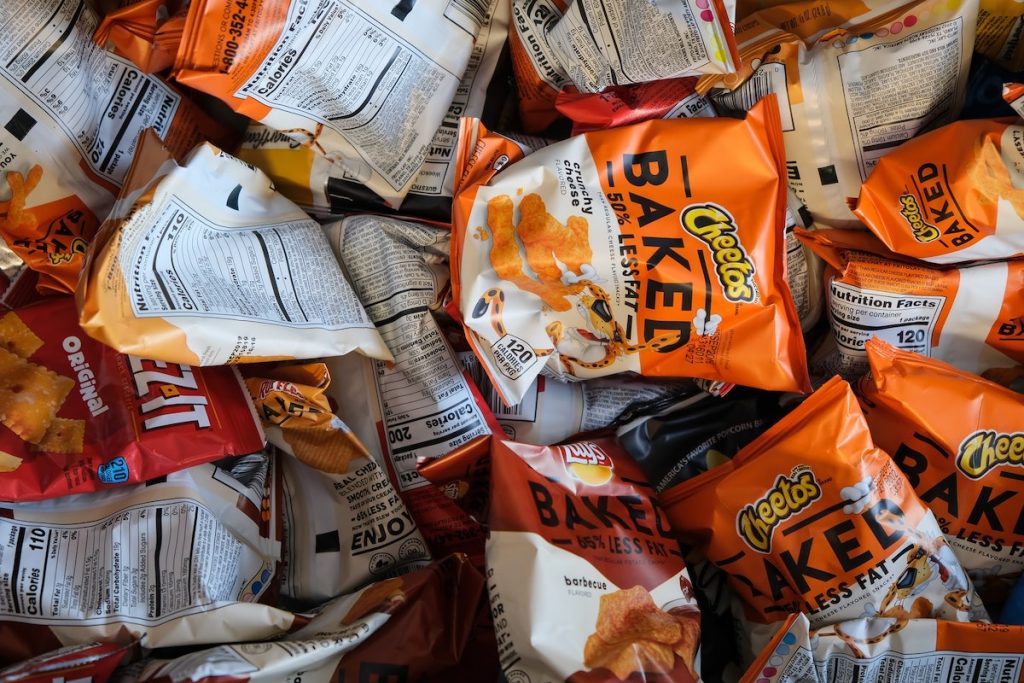 Doritos, Lay’s, Chewy, Cheetos